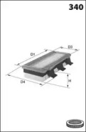 LUCAS FILTERS lfaf112 -  Воздушный фильтр